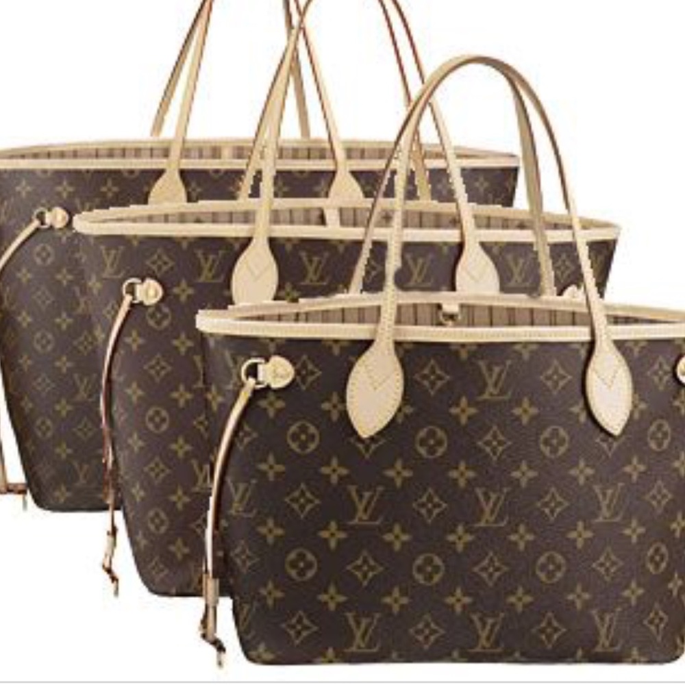 Authentic Louis Vuitton small monogram Neverfull