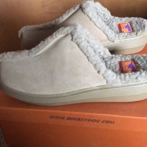 Rocket Dog fur lined slides