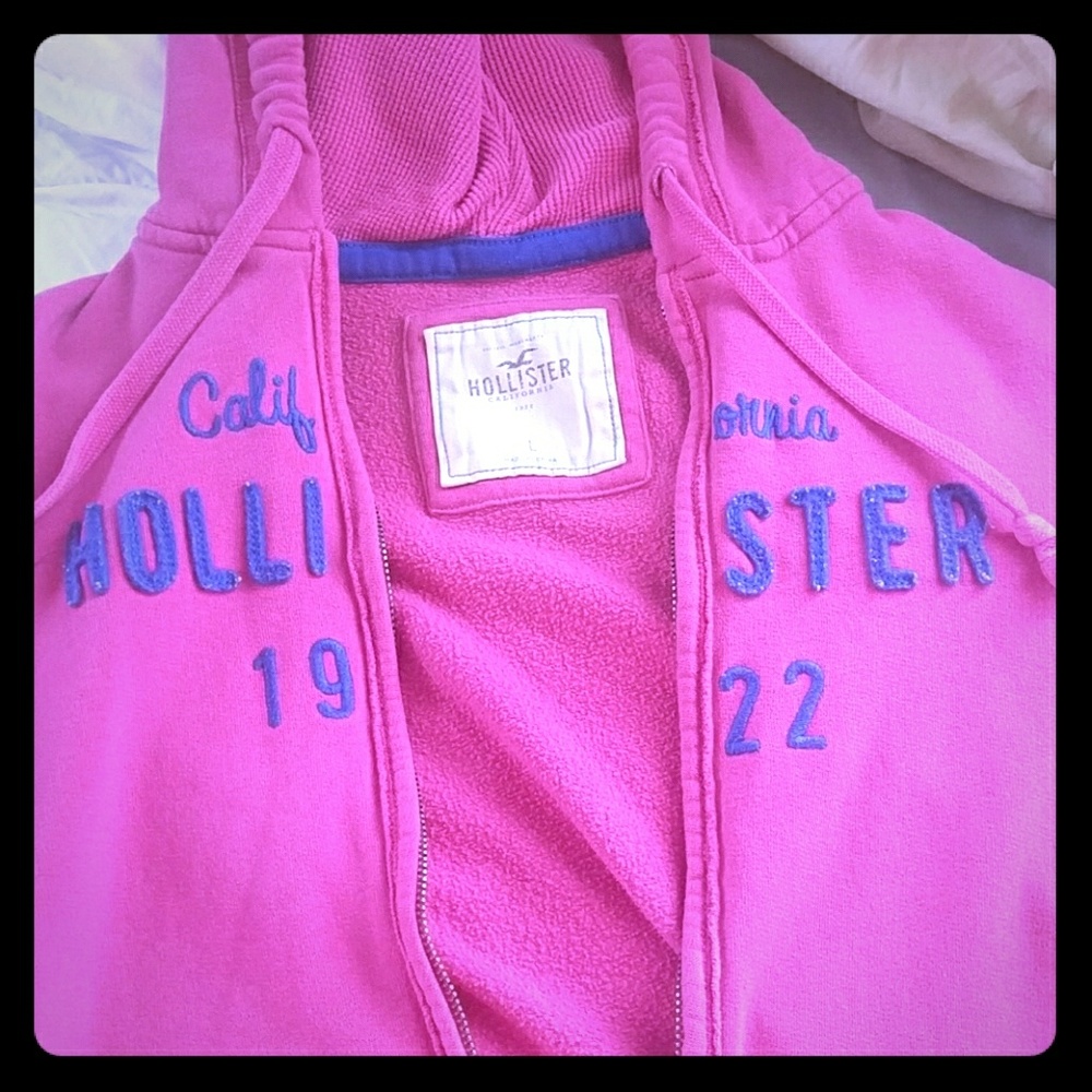 Hollister zip hoodie