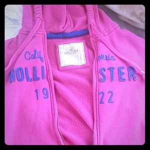Hollister zip hoodie