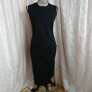 Nautica Black Drop Waist Dress