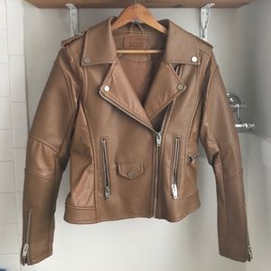 Faux leather camel BLANK NYC Moto jacket - S