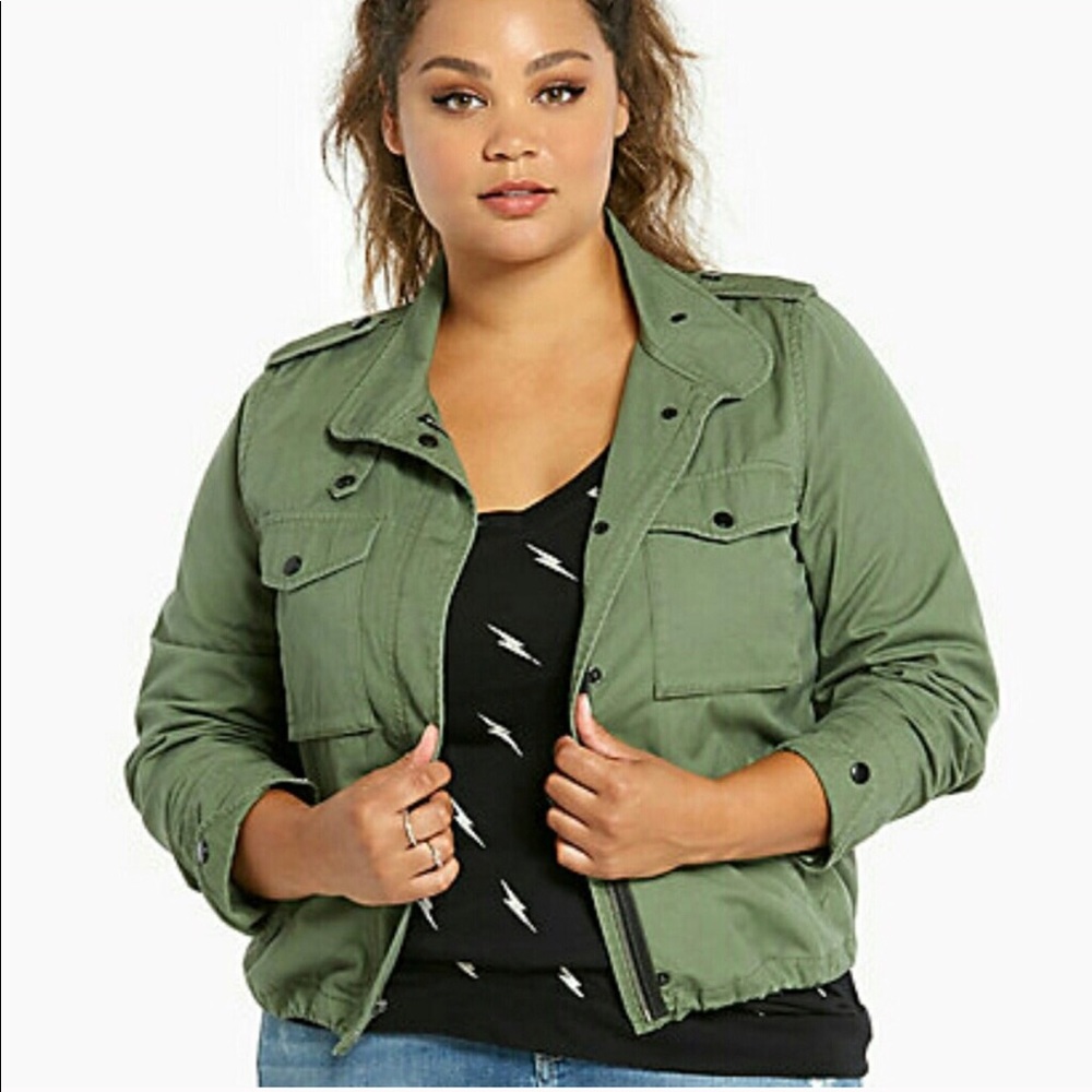 Twill utility jacket