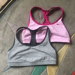 Two Nike Sports Bras brand new no tags