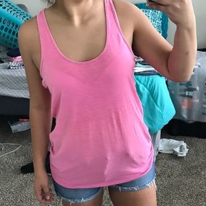 Pink victoria secret tank top size M