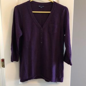 Purple Lightweight Gap Sweater