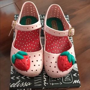 SOLD!!! Mini Melissa Shoes size 8