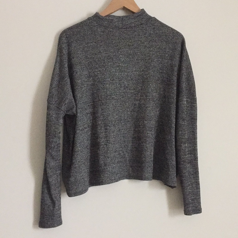 Mock neck Turtleneck Cropped Knit H&M Sweater