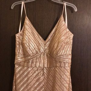 Gold Sequin Dress