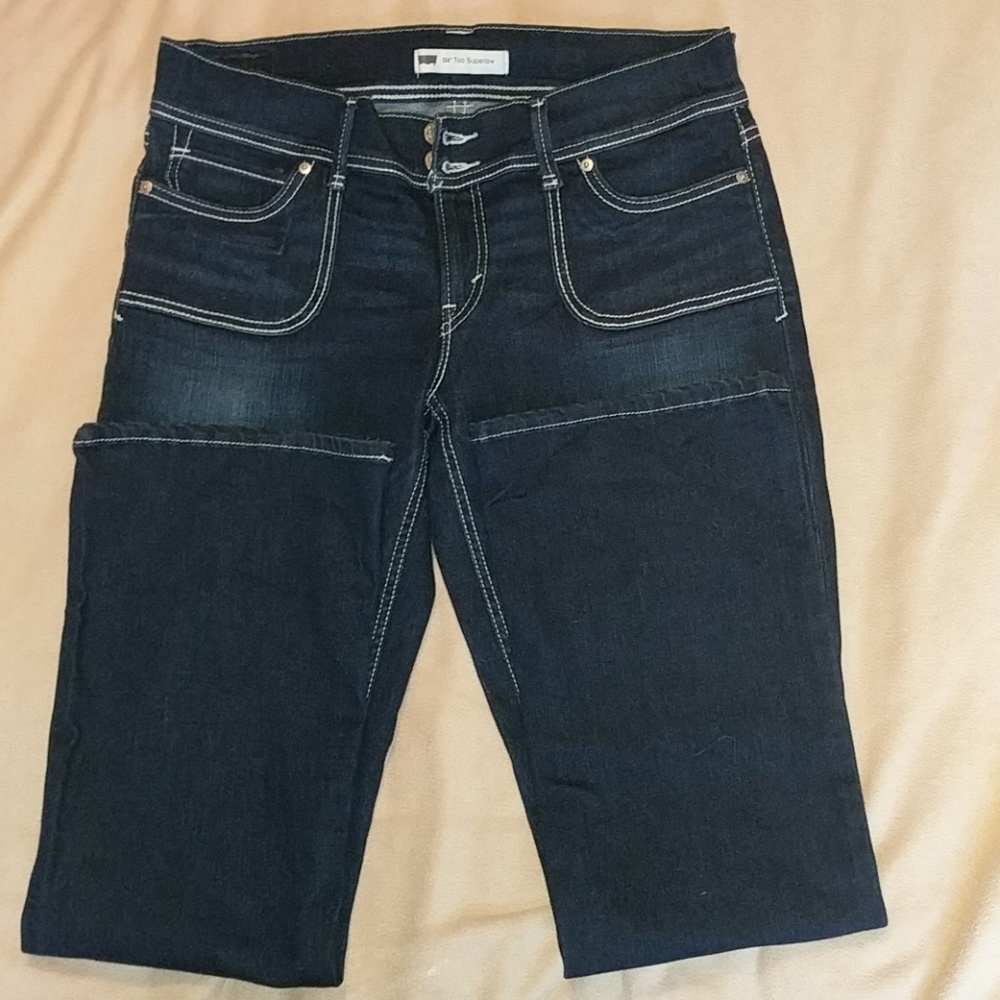 Levi's 524 ultra low rise boot cut jeans