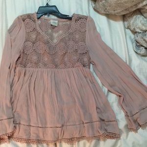 Flowy Blouse with removable tank