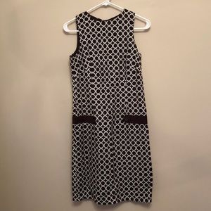 Brown sleeveless dress