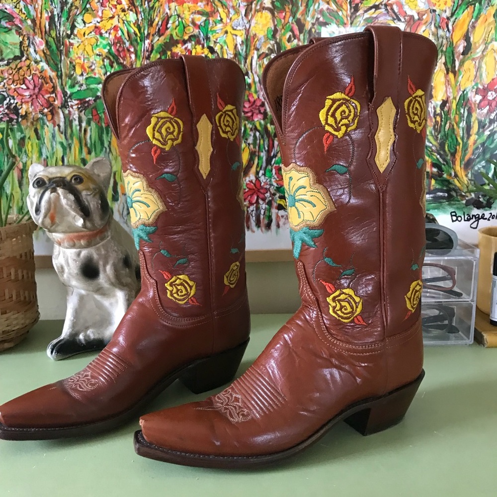 Like New Lucchese Cowboy Boots