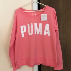 Salmon puma sweatshirt