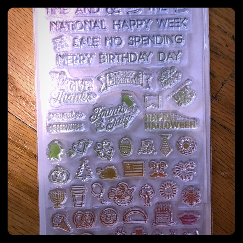 Recollections Stamp for acrylic blocks