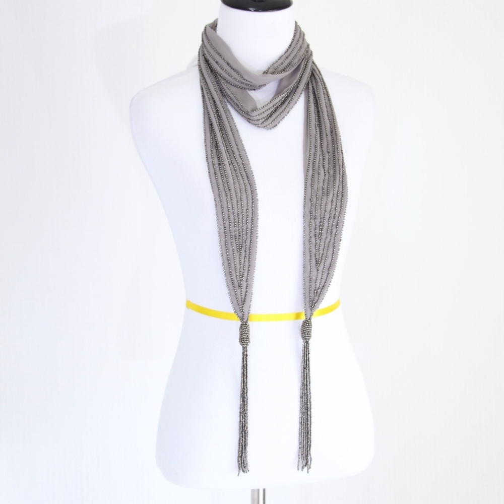 Beaded Accent Scarf