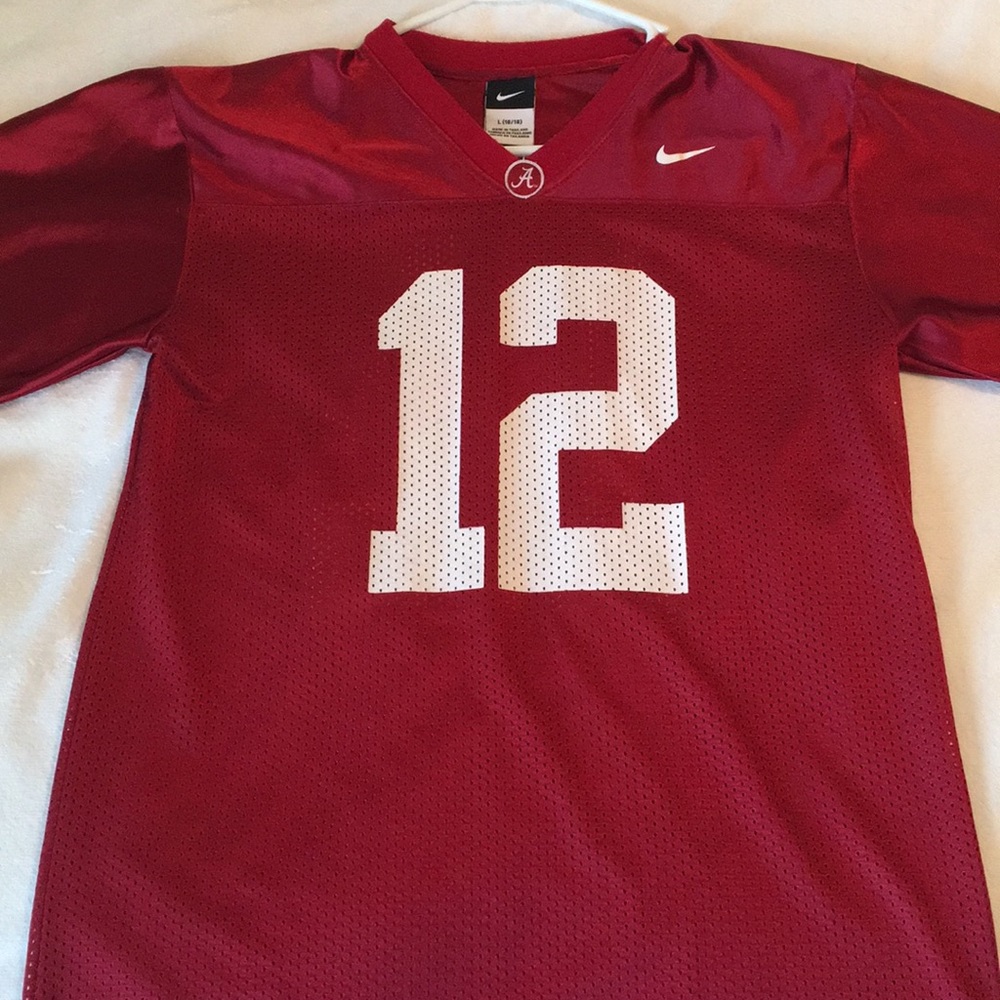 Alabama Crimson Home Jersey #12