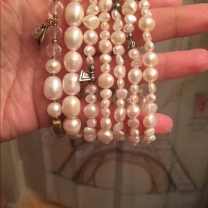 Silpada pearl bracelet lot