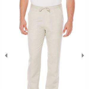 Men's Cubavera Draw String Linen Pants