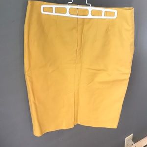 Lined pencil skirt