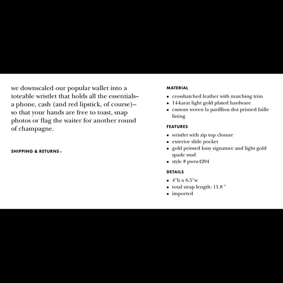 Kate Spade Cedar Street Slim Bee Wristlet -New - Picture 4 of 7