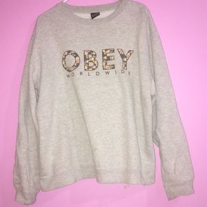 Obey crew neck