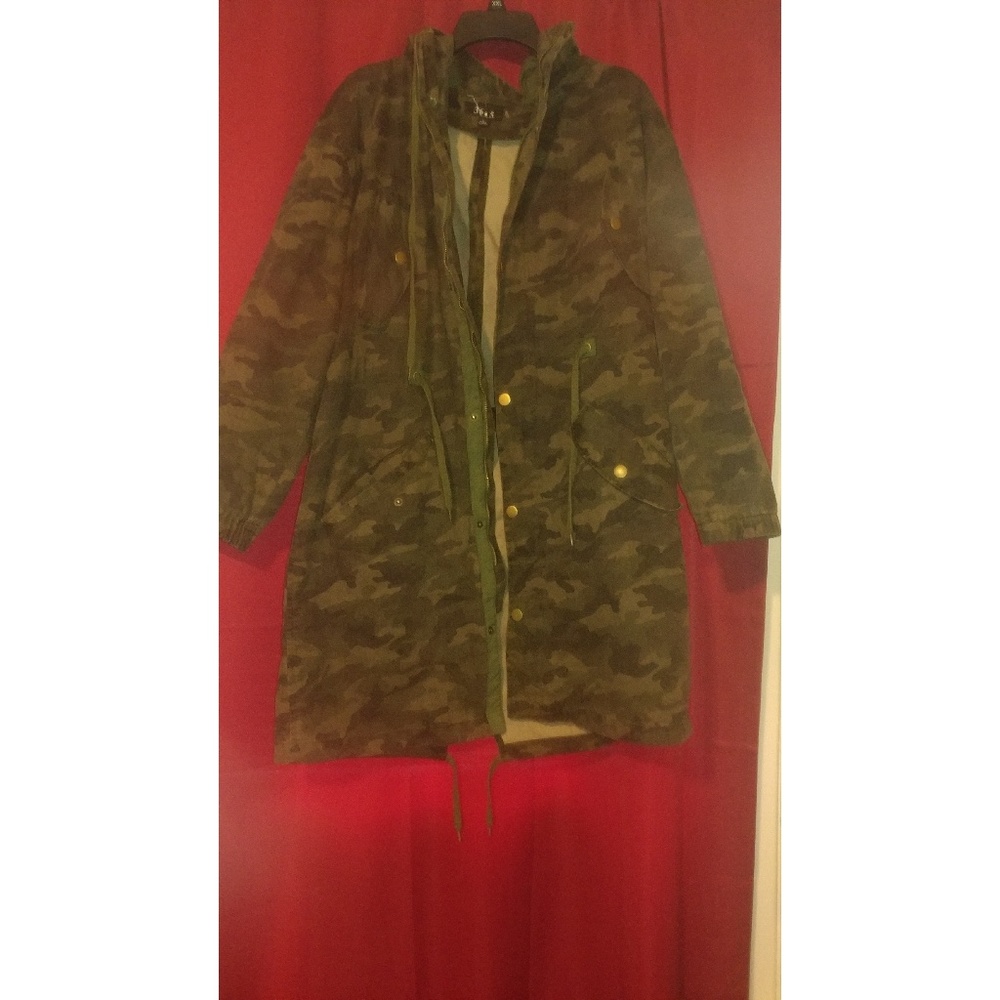 Long Camo Utility Jacket