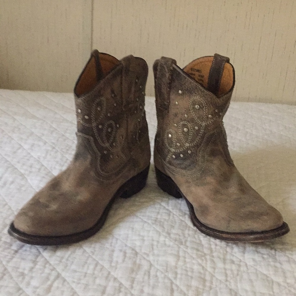 Distressed Booties Boots...SOLD