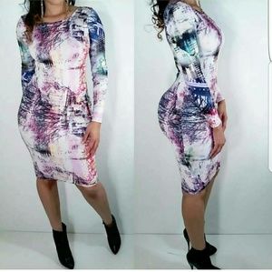 NWOT Bodycon Midi Dress