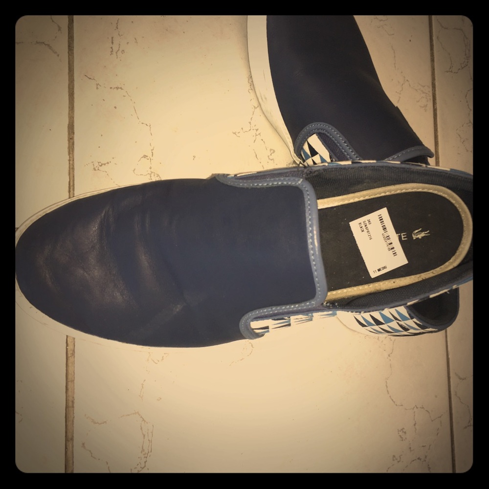 Men’s Navy blue Lacoste shoes