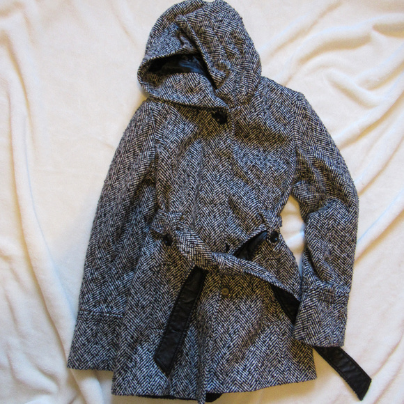 George Jackets & Blazers - black and white winter coat A1