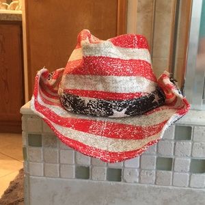 American flag cowboy hat