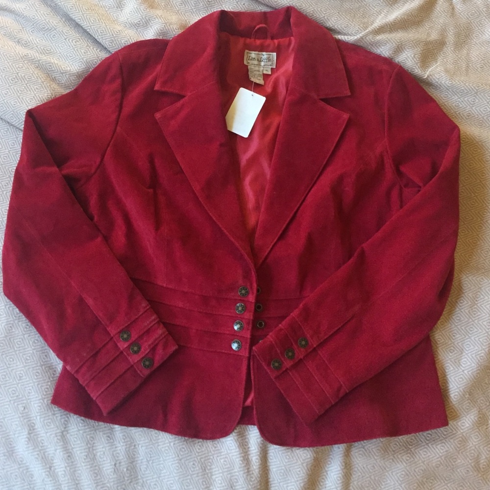 Red Suede Jacket