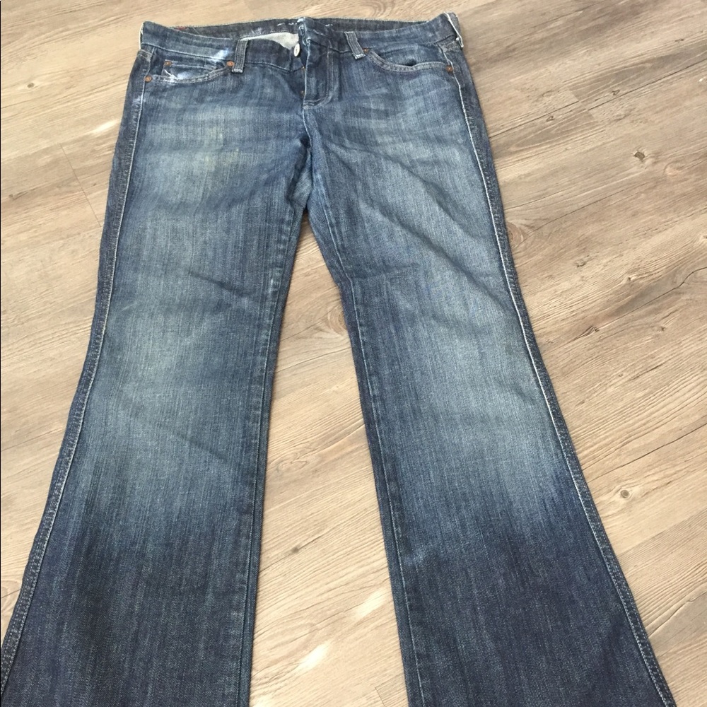 7 for all Mankind boot cut jeans 31