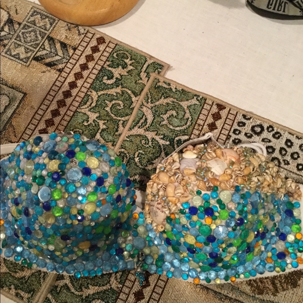 Mermaid Bra (made to order any size)