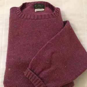 Men’s wool Shetland sweater