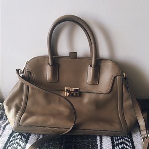 Tory Burch Tan leather tote