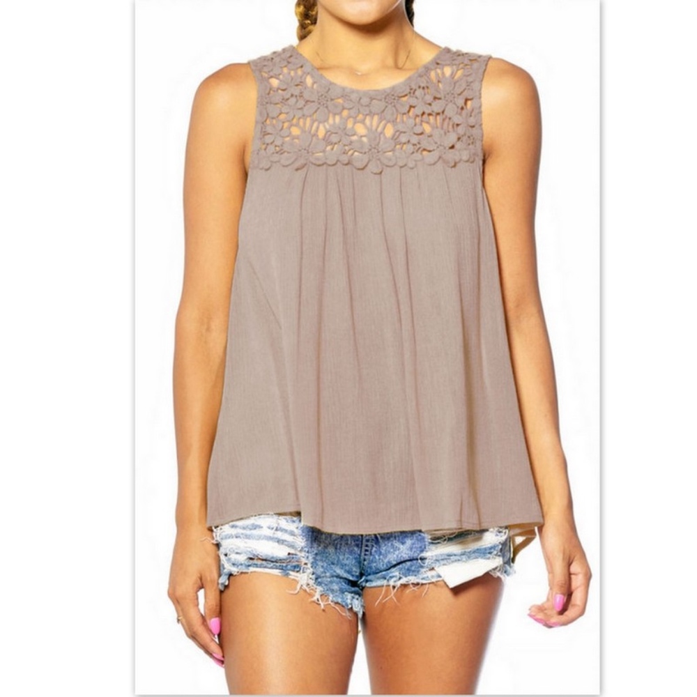 Lace Detailed Top