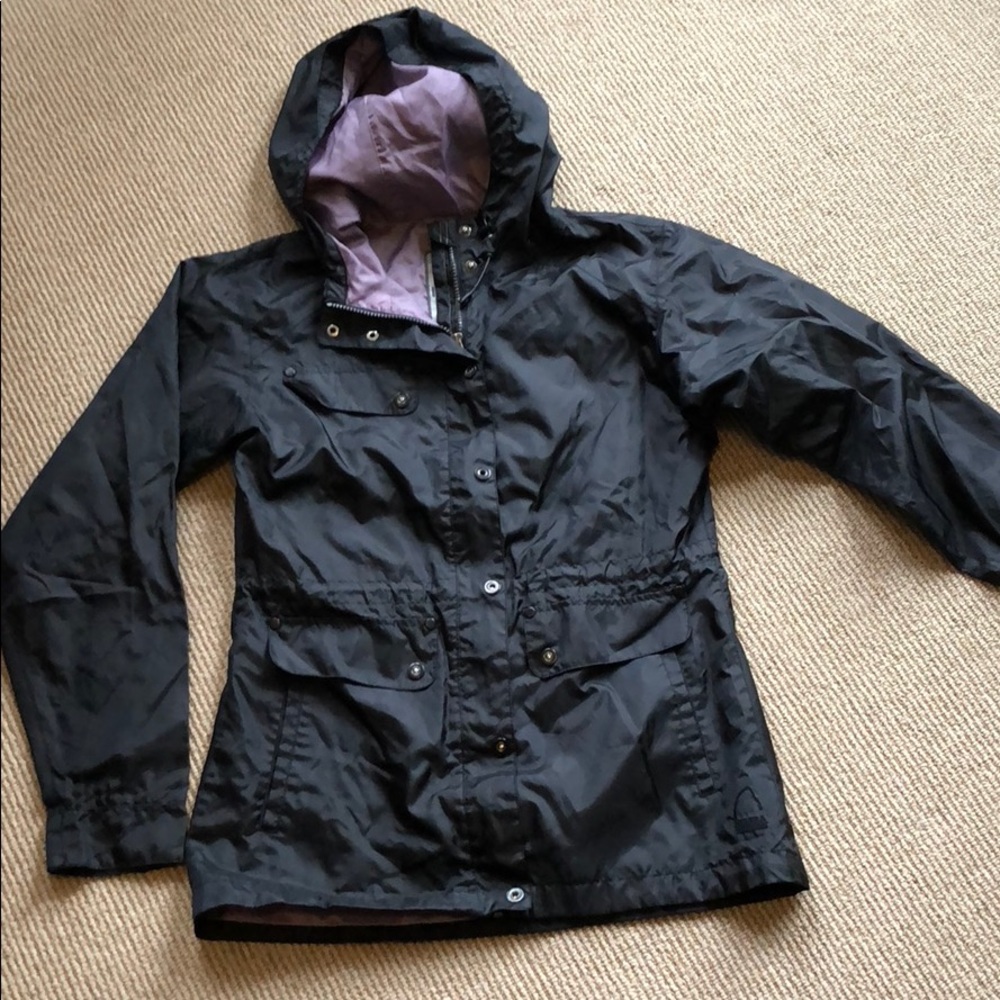 Hooded weather jacket