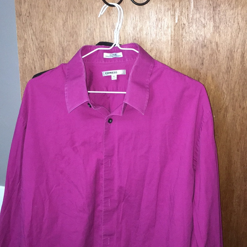 Sexy pink dress shirt