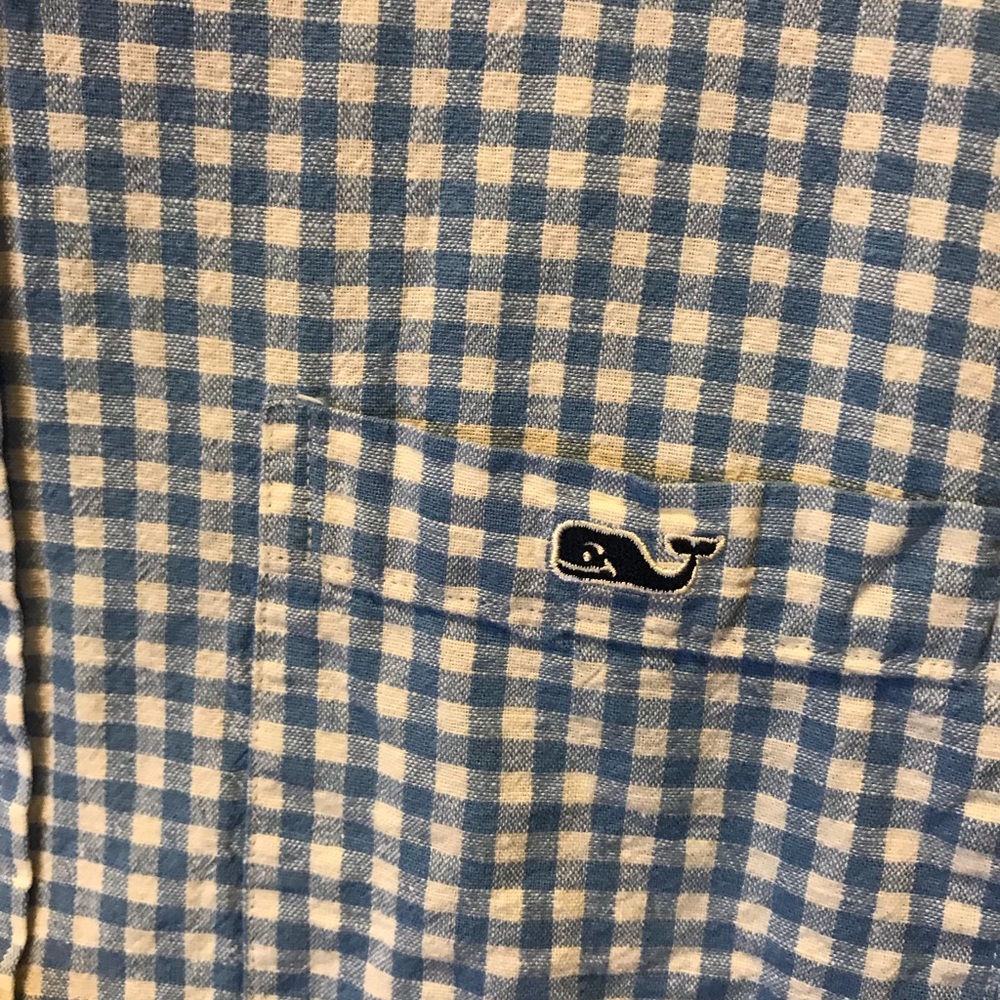 Vineyard Vines Gingham Button Up - image 5