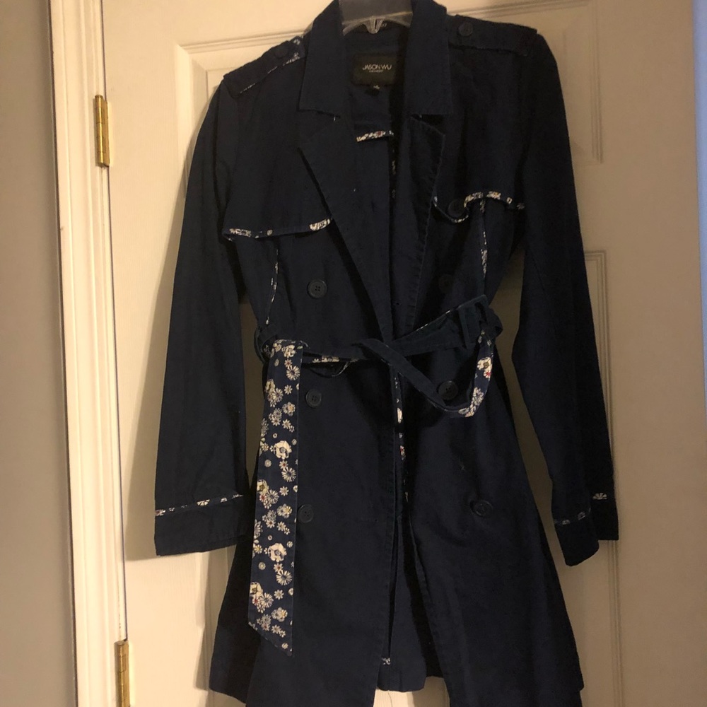 Jason Wu Trench Coat Dark Blue LOT