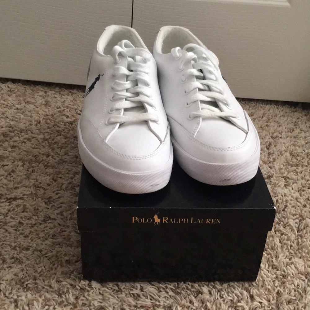 White Polo sneakers