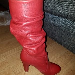 Red Aldo boots