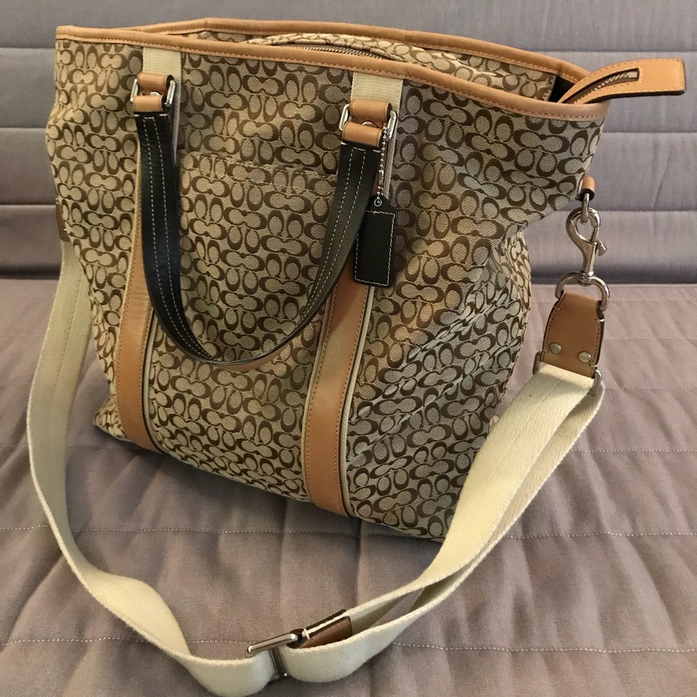 Large Coach Travel/Business Tote