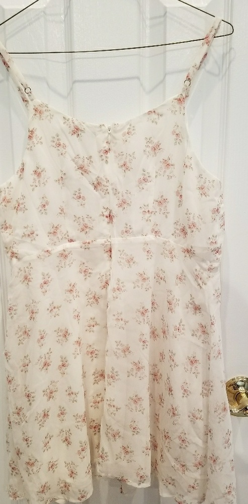 Romantic White Floral Dress