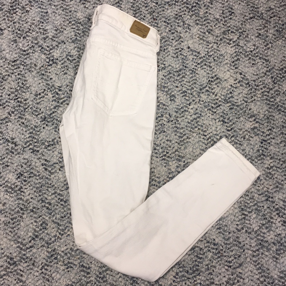 White American Eagle Jeggings