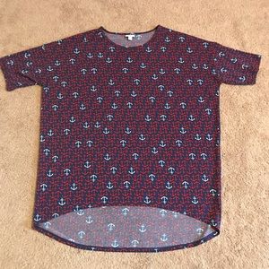 Lularoe Irma tunic anchor size 2XL EUC