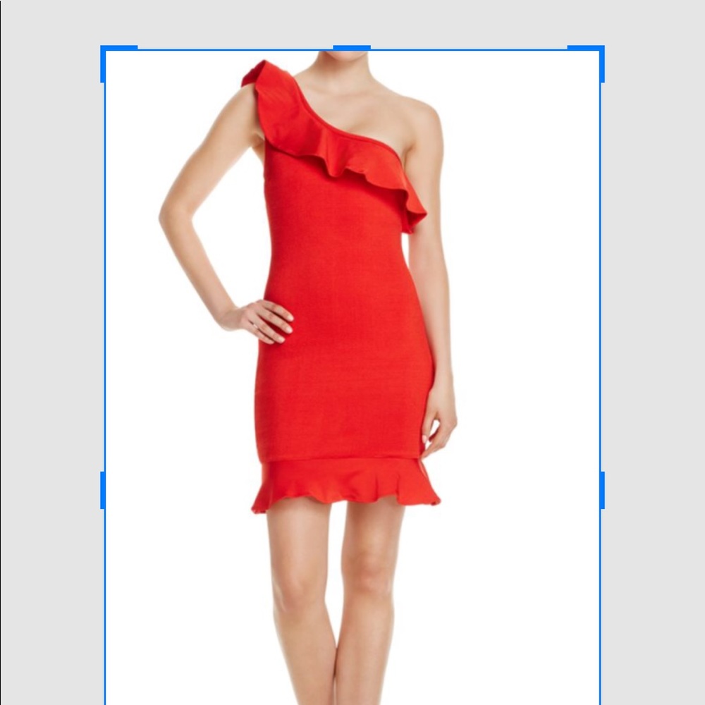 Gorgeous body on dress red size small