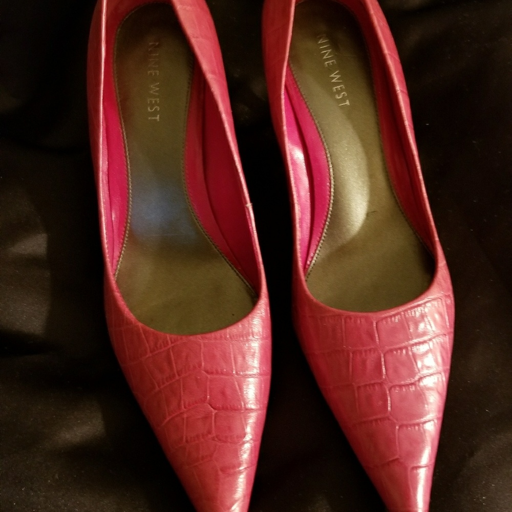 Pink Nine West heels